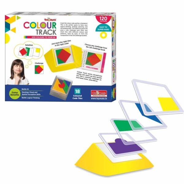 Colour Track | Fun Pack of 120 Challenges | IQ Building Activity Game | Age 3 to 5 Years