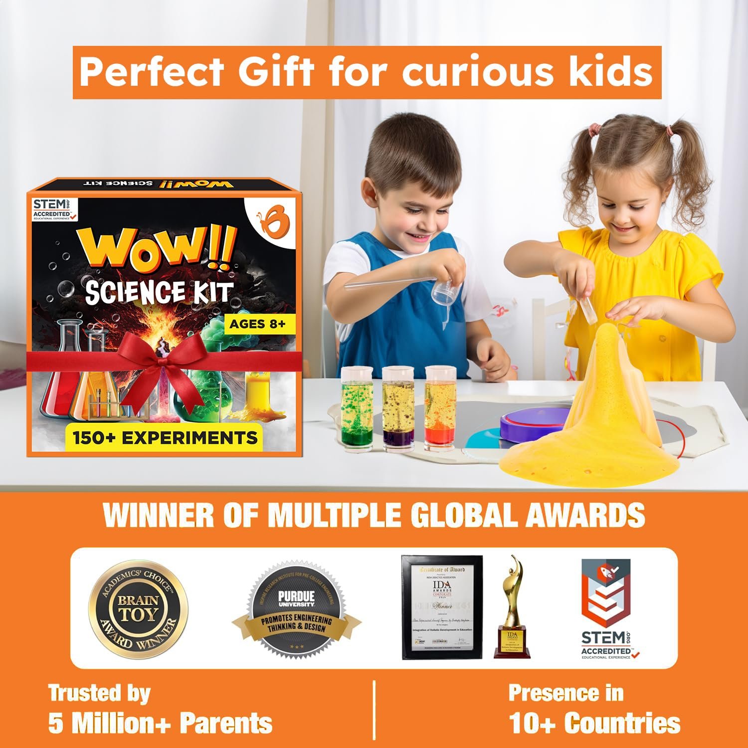 Butterfly EduFields 150+ Science Experiment Kit for Boys Girls Ages 8-10-12-14 Year Old Kids | Birthday Gift for Kids | STEM Learning Toys for 8,9,10,11,12,13,14 Years Olds | Science Project Kit - Image 6
