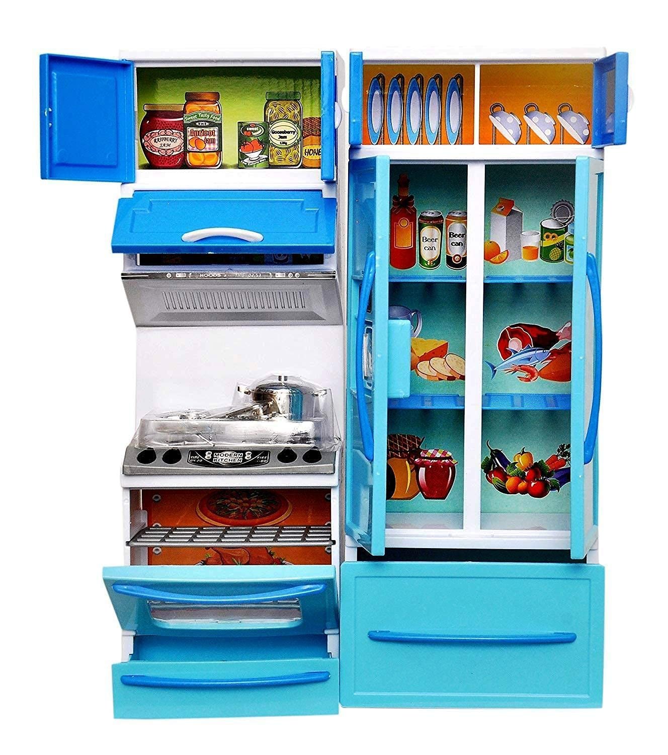 Plastic 42 Pcs Big Size Kitchen Playset | Musical & Light Kitchen Set Toy for Kids with Sound and Accessories Set for 4 Year Old (Multicolor) - Image 4