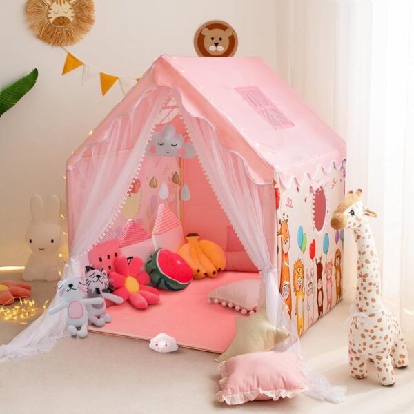 Light Weight Kids Play Tent House for 3-8 Year Old Kids Girls and Boys (7-PA)