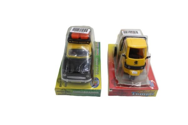Neoinsta 3 Wheeler Tempo and Taxi Combo Vehicle Toys for Kids 3 - Image 4