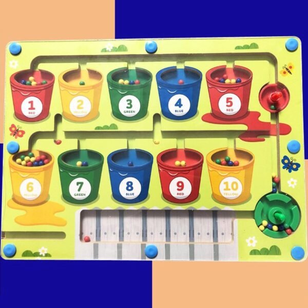 Lyla Montessori Toys Preschool for 3 4 5 6 7 Years Old Girls Boys Color Bead Maze - Image 3