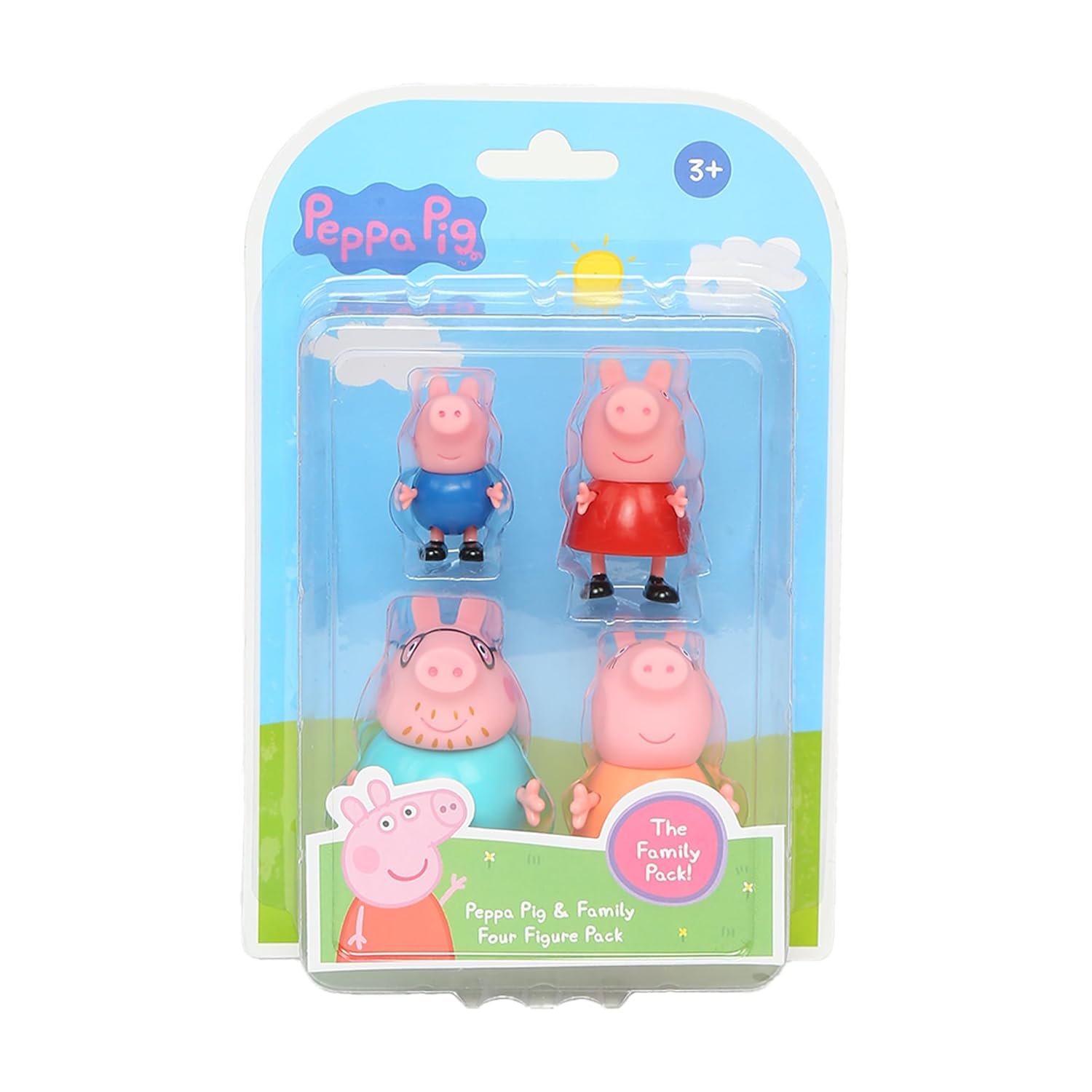 PEPPA PIG Toys Peppa\'s Family Animal Figure Set, 4 Family Figures, Preschool Toys for Girls & Boys 3 Years and Up, Birthday Gift Toys for Kids - Image 3