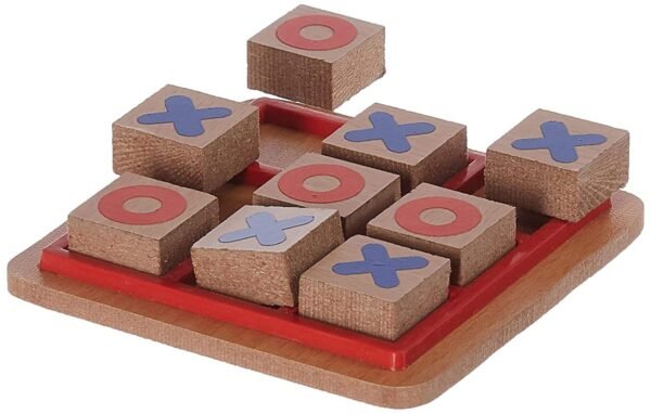 Classic Tic Tac Toe Toy Game Zero and Cross Game Wooden Tic Tac Toe Game,tic tac Toy XOXO Toys,Kid,Strategy Game - Image 3