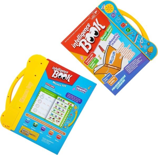 Manos Educational Audio Books for Kids 1-3 Years, Interactive Learning Toys for Kids,Musical English Educational Phonetic Learning Book for Kids - Image 5