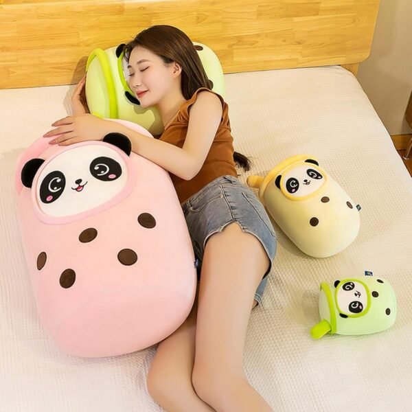 bnf® Cute Stuffed Plush Milk Tea Cup Accompany Sleep Toy for Adults Kids Children - Image 3