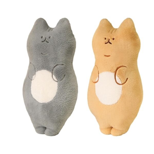 bnf® Cat Plush Toy Standing Adorable Plush Stuffed Cat Toy for Boys Children Kids Grey - Image 3