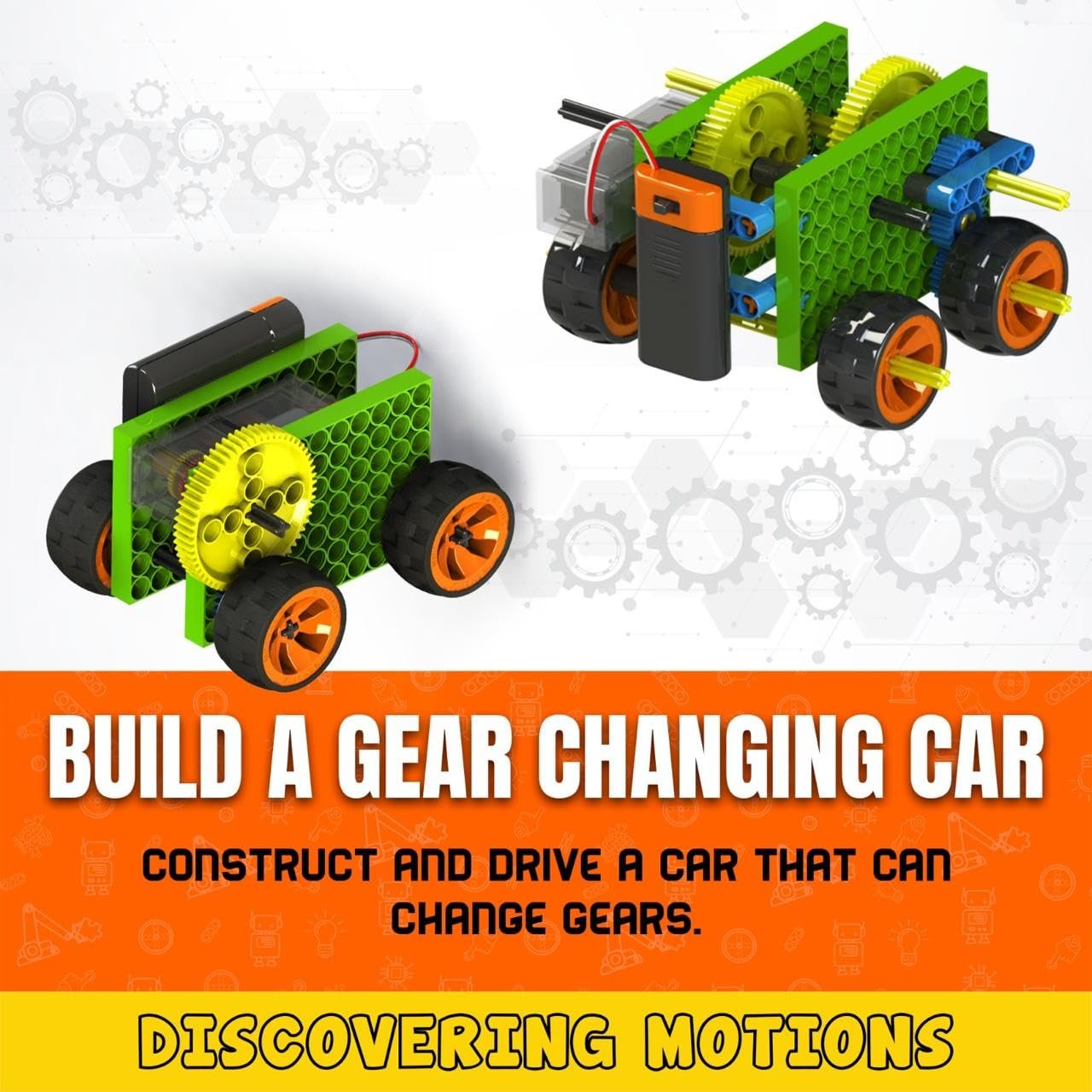 Blix Robotix - Discovering Motions, Science Kit, Educational DIY Building Set, Construction Toys, STEM Toys for 9+ Years Boys and Girls - Image 2