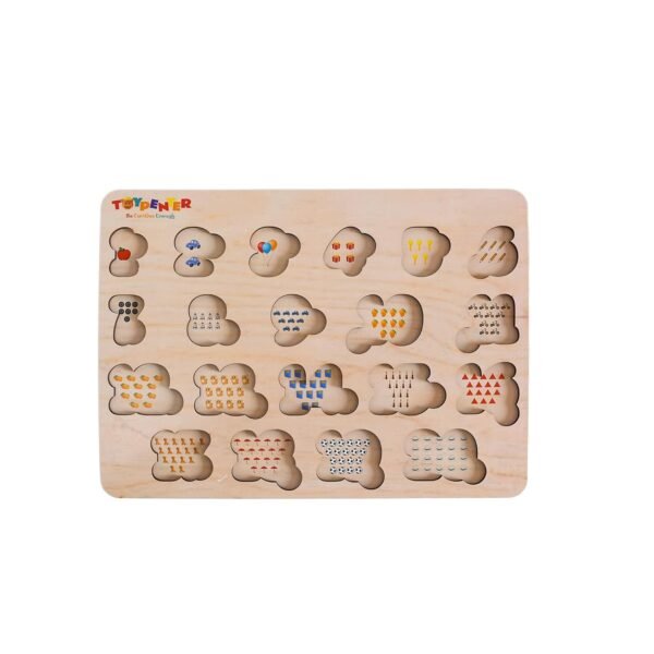 Wooden Learning Educational Board for Kids | Puzzle Toys for 2 Years Old Boys & Girls | Toys for Kids (Numbers) (123) - Image 6