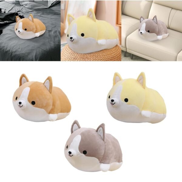 bnf® Stuffed Corgi Dog Plush Toy Valentine\'s Day Gifts for Kids Boys Girls Adults Brown - Image 5