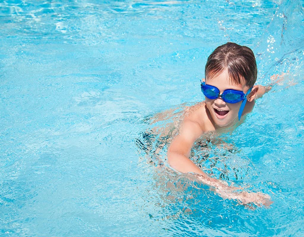 Fancydresswale Swimming Set for Kids with Swimming Goggles, Cap and Swim Ring, Random Colors and Design; Suitable of 3-6 Years (Goggles only) - Image 3