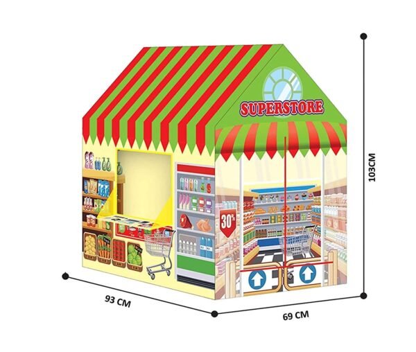 EUPHORIA Role Play Tent House for Kids | for 2-7 Years Old Kids (Super Store) - Image 2