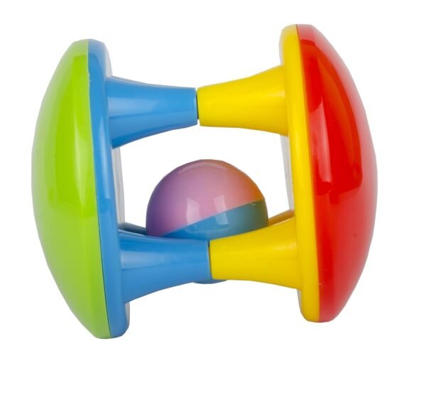 TOY FUN Damru Rattle for Infants Safe for Kids, Multicolour Age 1 Year and Above - Image 4