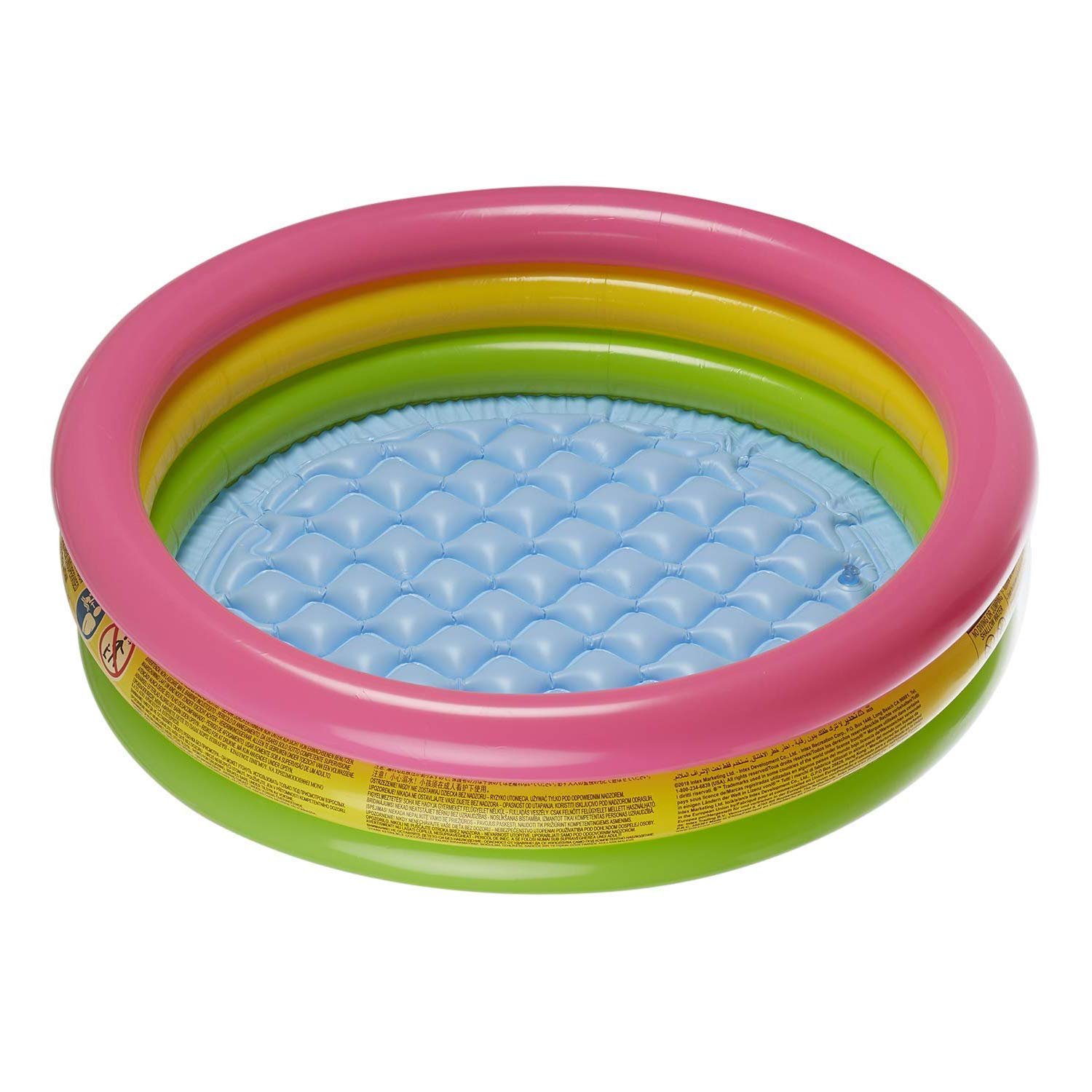 FEDDE Summer Water Fun Bathing Tub Toy for Kids Without Pump | 2 feet Kid\'s Inflatable Baby Bath Tub | 1-3 Years Inflatable Baby Water Pool | Indoor & Outdoor Swimming Pool for Kids (Multicolor) - Image 3