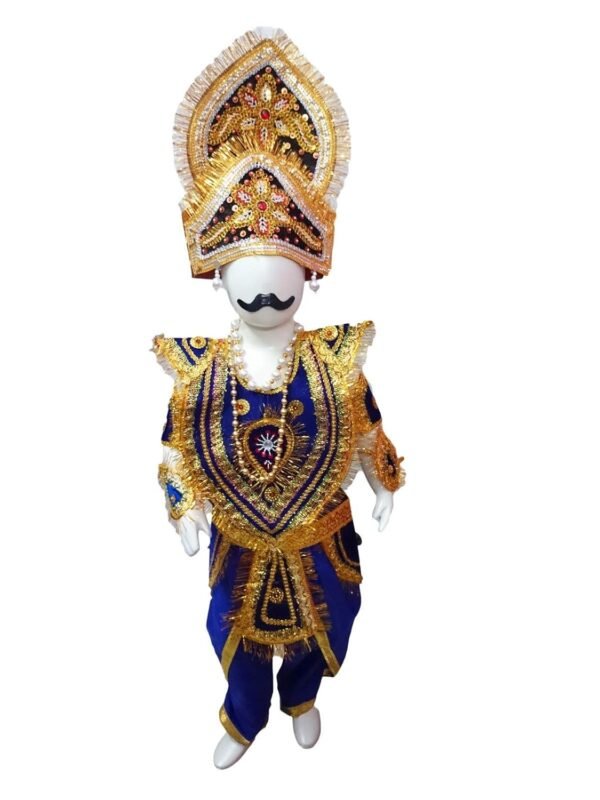 BookMyCostume Meghnath (Meghnad) Indrajit Evil Ramayana Ramlila Kids & Adults Fancy Dress Costume without Sword 6-7 years - Image 6