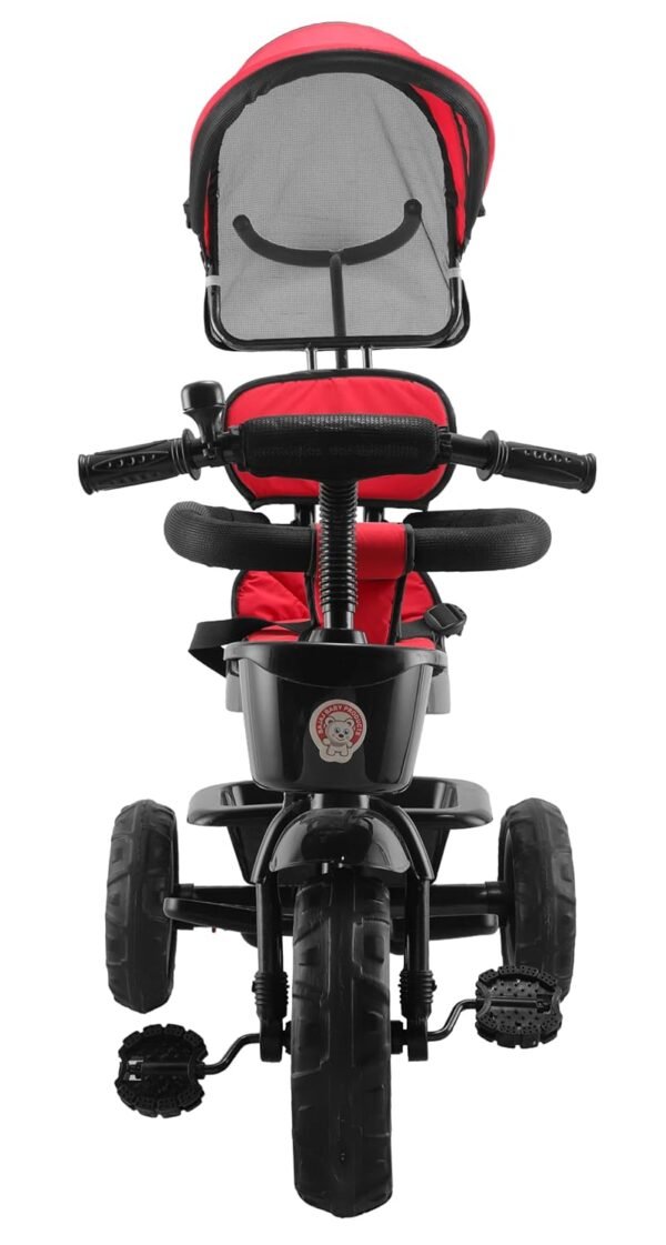 Maple Pro Max Tricycle for Kids | Tricycle with Canopy for Kids | Tricycle for Kids | Bycycle for Kids & Babies | Boys | Girls Age Group 2 to 5 Years, TZ-532 (Red) - Image 3