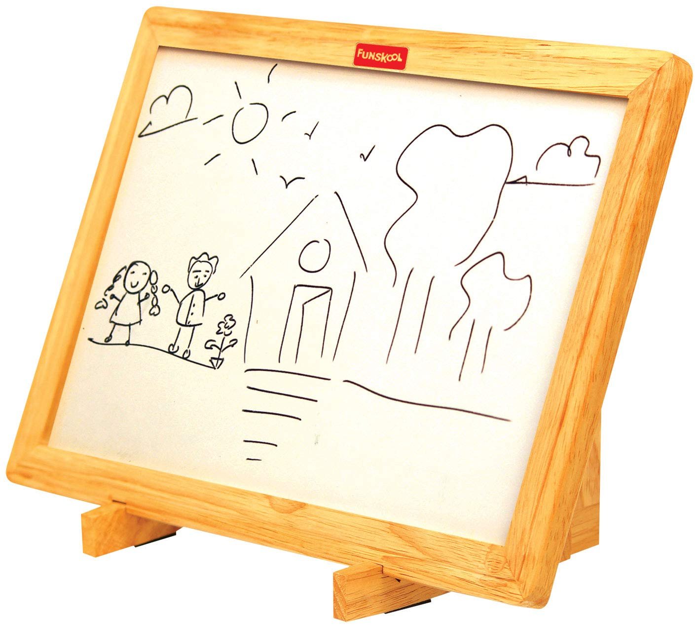Giggles Funskool Learn N Write Slate, 2in1 Magnetic & Dry Erase Board for Kids, Includes Alphabet & Numbers, Encourages Learning & Development, Preschool Activity Set, Gift Set for Kid, Ages 3+ Years - Image 6