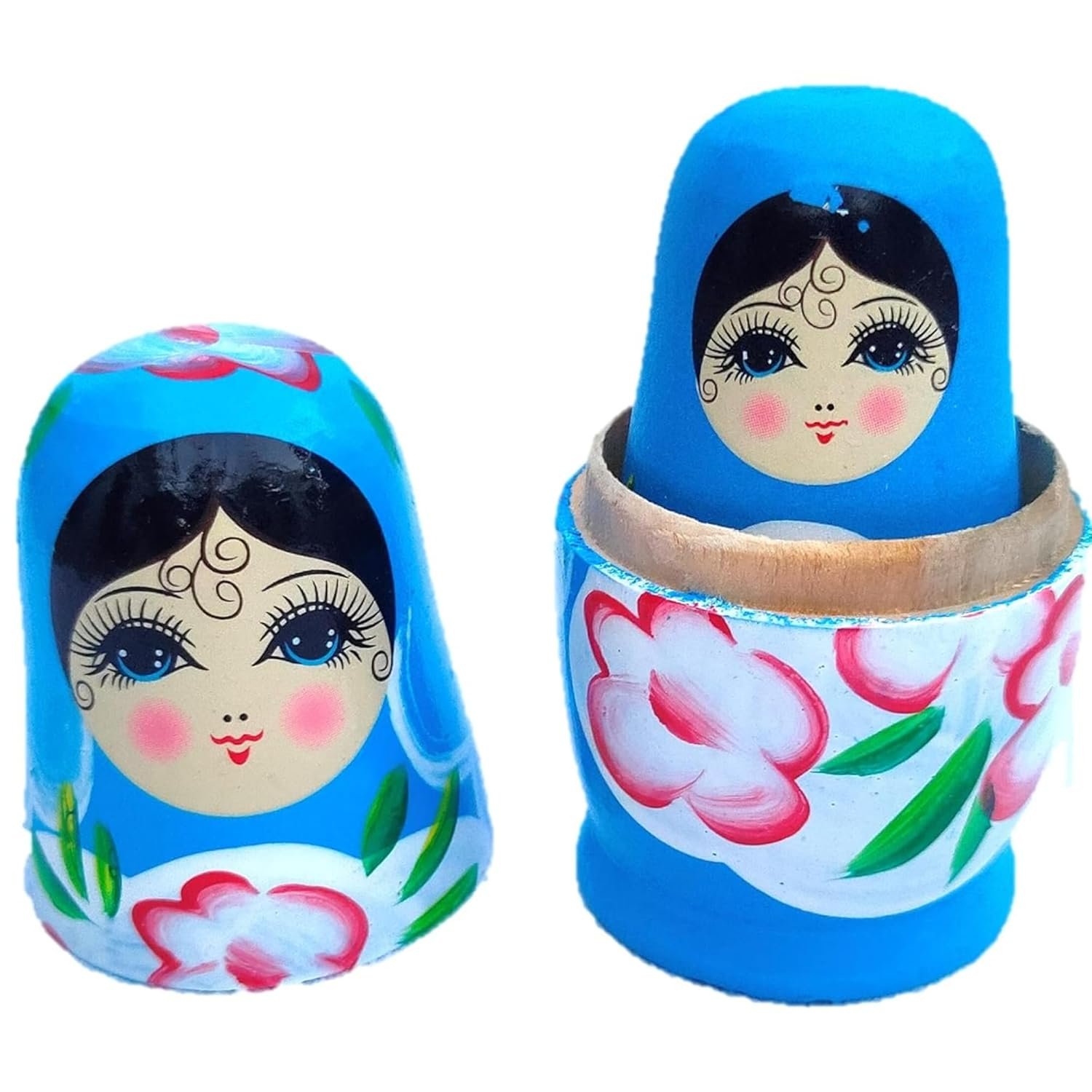 Learning Cushion Pillow Book for Kids & Hand-Painted Wooden Nesting Dolls (Russian Doll) Combo – Educational Gift Set for Toddlers 1-3 Years | Bilingual, Safe & Eco-Friendly Toys. - Image 6