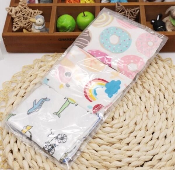 Cotton Small Size Face Towel 400 GSM/Extra Soft And Super Absorbent Face Towels For Women\'s, Kids And Newborn Babies (25 x 25 CM) -Set of 6/2 - Image 2
