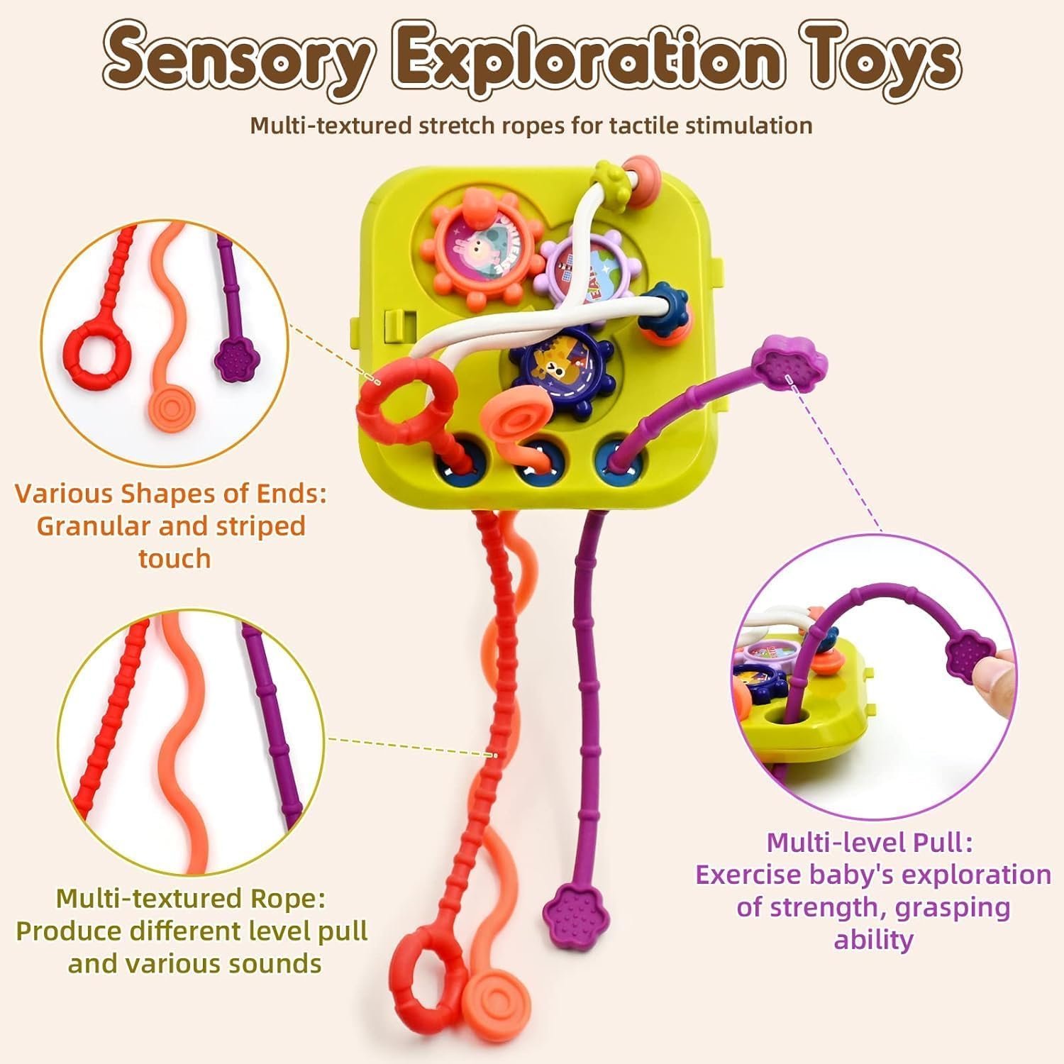 Galaxy Hi-Tech Baby Toddler Activity Cube with Musical Phone,Play Learning Center Toy 7 in 1 Interactive Educational Blocks Activity Multi-Functions,Skill Improvement Early Learning Game Toys,10 Pcs - Image 5