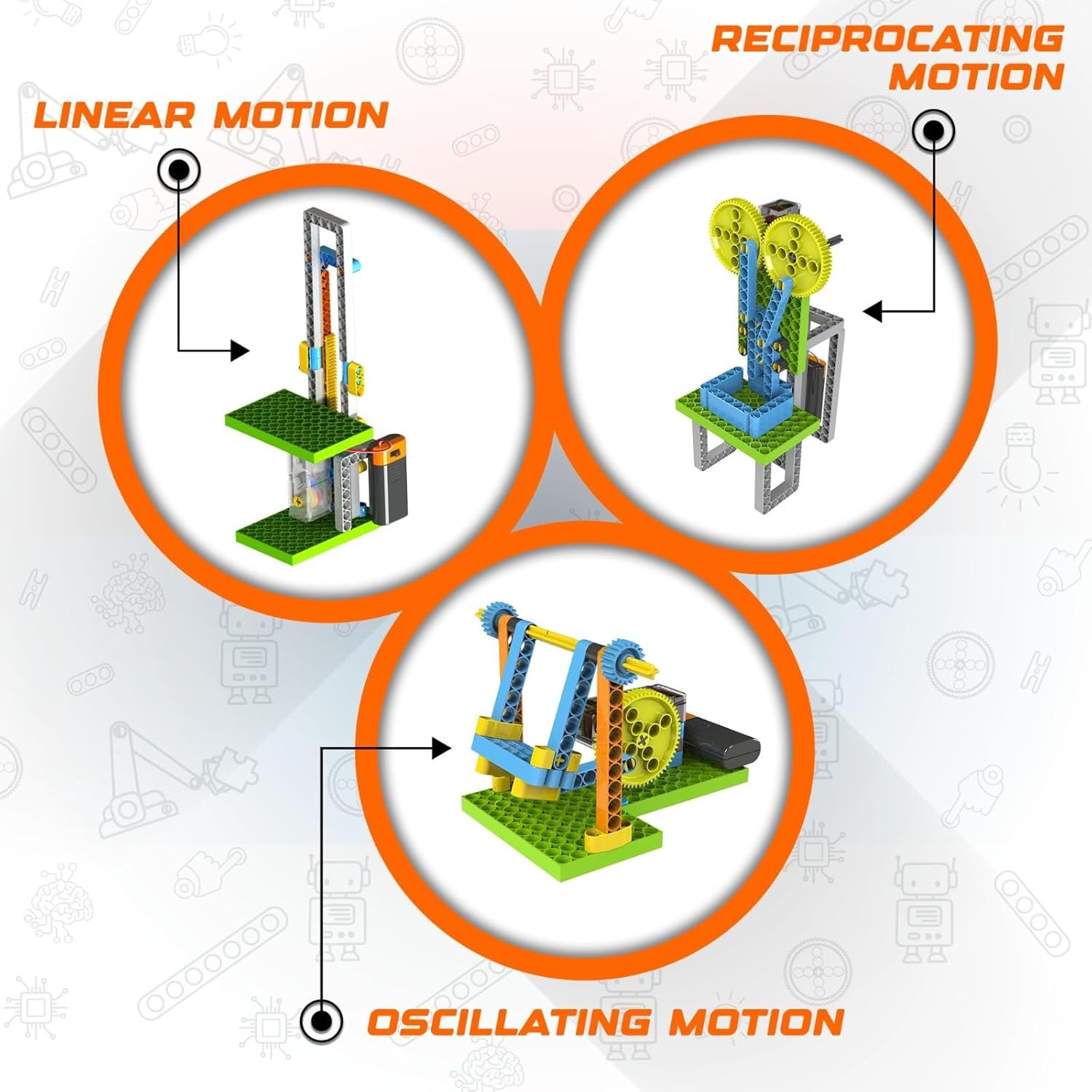 Blix Robotix - Discovering Motions, Science Kit, Educational DIY Building Set, Construction Toys, STEM Toys for 9+ Years Boys and Girls - Image 4