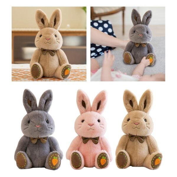 bnf® Rabbit Plush Toy Pillow Doll Stuffed Animals Pillow for Children Dark Gray Baby | Toys for Baby | Plush Baby Toys - Image 6