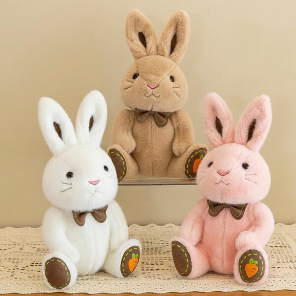 bnf® Rabbit Plush Toy Pillow Doll Stuffed Animals Pillow for Children Dark Gray Baby | Toys for Baby | Plush Baby Toys - Image 2