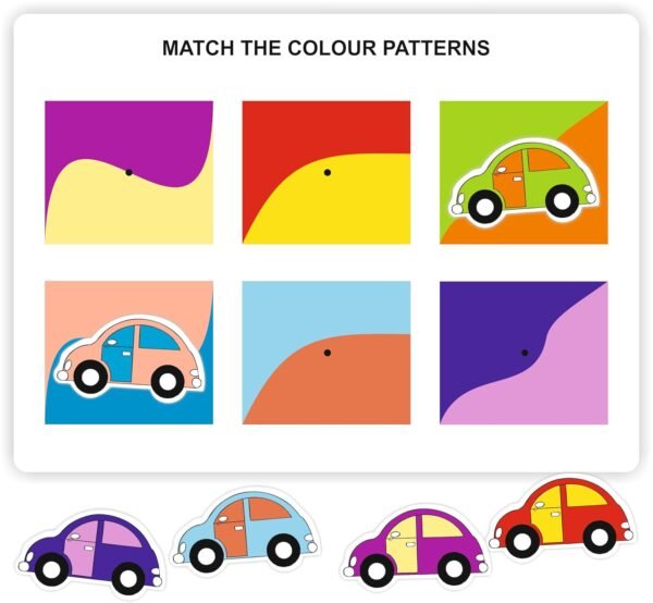Activity Book|Logical Thinking Velcro Activity Book| Toddlers Busy Binder| Visual,Colour Discrimination,Sudoku,Right Brain Activities,Birthday Gift for Kids Age 2-6 Years|Toys for Kids - Image 5