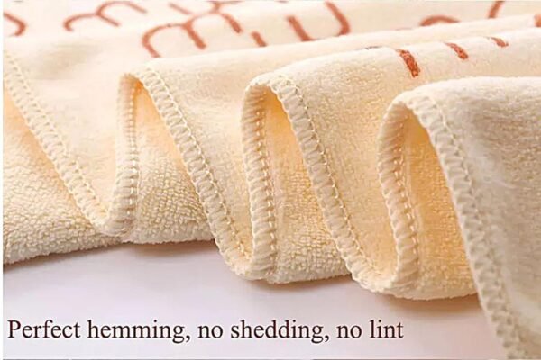 MOM CARE Microfibre Bath Towels for Kids -Extra Soft/Quick Dry/Strong Water Absorbent/Bathing Towel Boys and Girls Pack of 2Multi Color 5 Years+ - Image 4