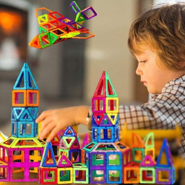 Building Blocks Toy Game Set for 3-8 Years Old Kids Boys & Girls,Multi Color,52 Piece - Image 2