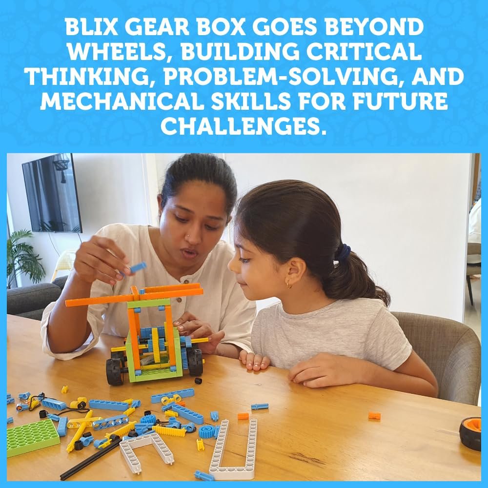 Blix Robotix - Gears Box, Science Kit, Educational DIY Building Set, Construction Toys, STEM Toys for 9+ Years Boys and Girls - Image 6