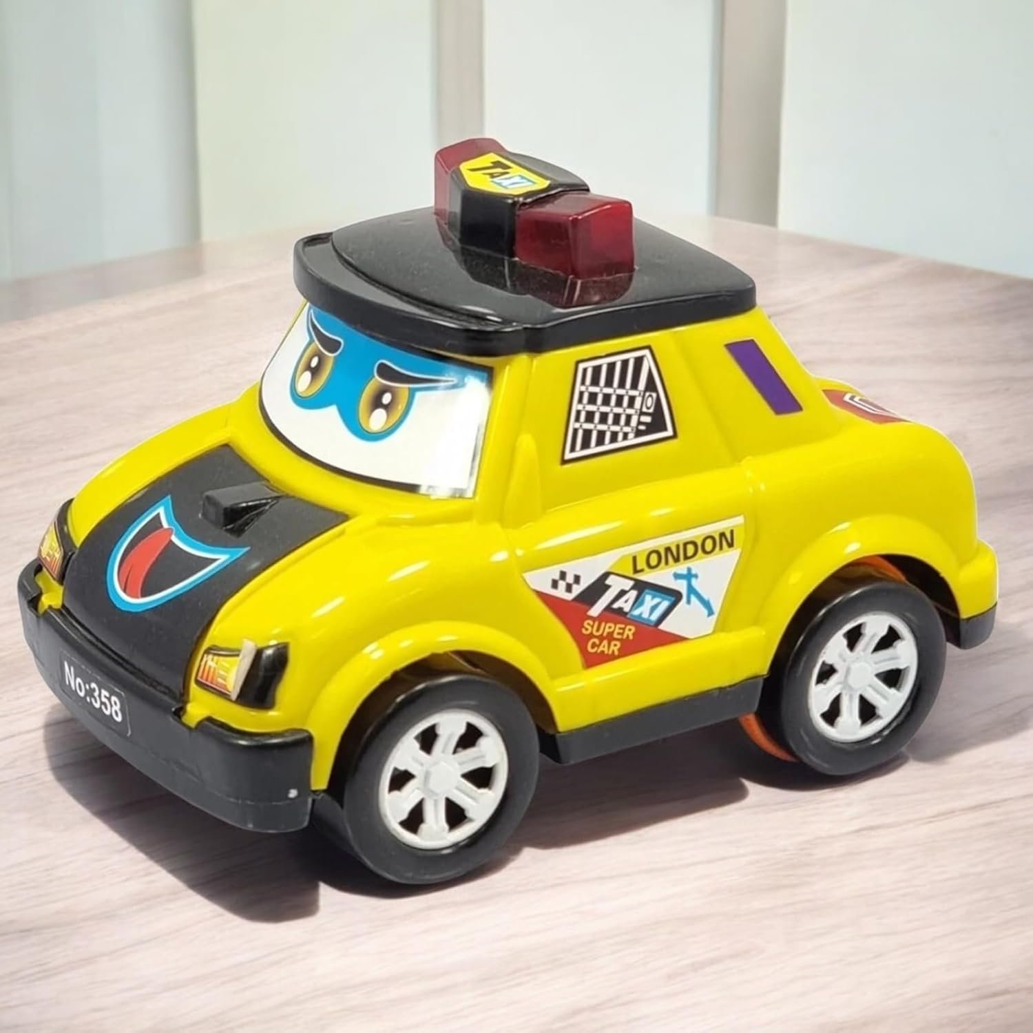 Friction Powered London Taxi Toy Car for Toddlers/Kids/Children | Kids Toys for 2-5 Years | Car Toys for Boys 3-5 | Toy Vehicle | Baby Toy Car