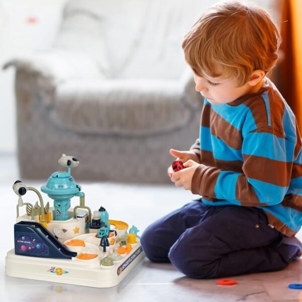 Kids Race Track Toys for Boy Car Adventure Toy for 3 Year Old Boys, Space Magnet Toy Thinking Fine Motor Skills Toys for 3 Year Old Toys 3 4 5 6 7 Years Old Boys Girls - Image 2