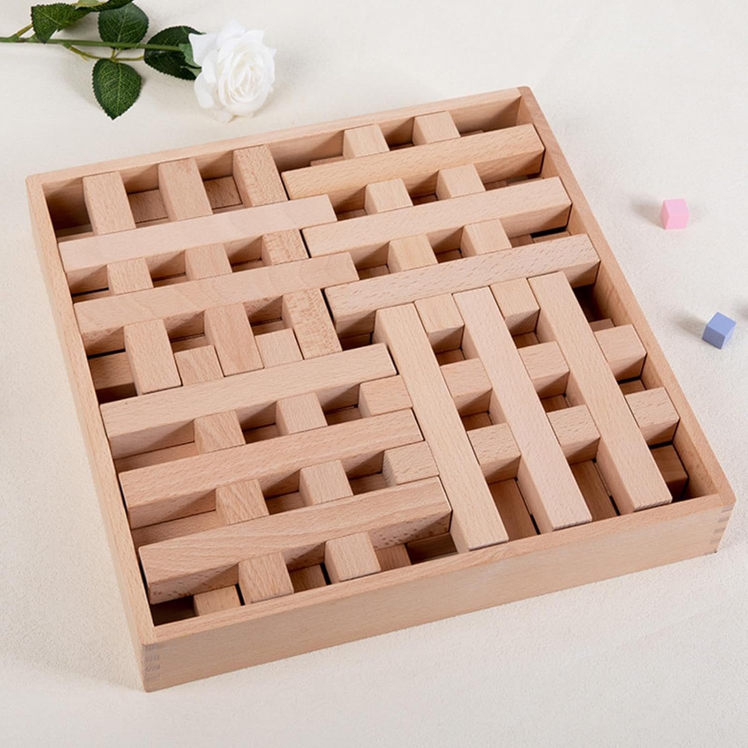 BNF® Wooden Building Blocks Puzzle ToysBoys Girls 4-8 Year Old Style A|Toys & Hobbies | Educational | Other Educational Toys|1 Set Wooden Building Blocks - Image 2