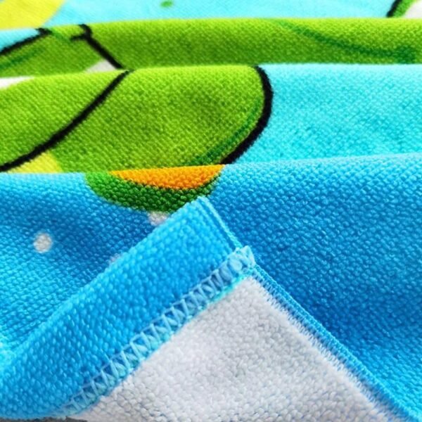 Butterthief Poncho Towel for Kids | Hooded Bath Towels | 60 x 120 cm Toddler Pool Towel for Boys & Girls, 1-7 Years (Blue1) - Image 3