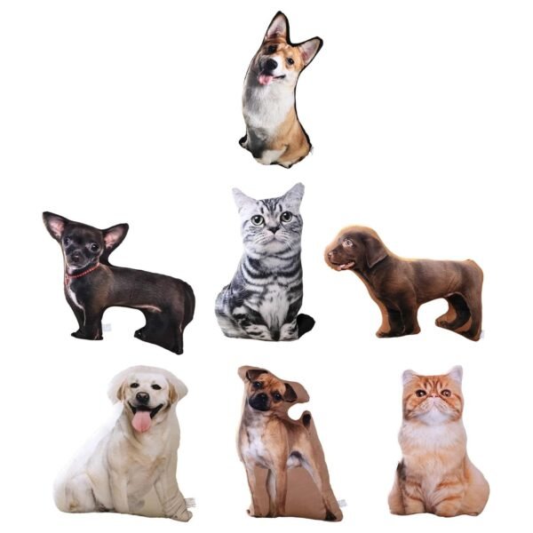 bnf® Simulation Plush Pillow Funny Kids Accompany Toys for Office Kids Room Couch Corgi - Image 3