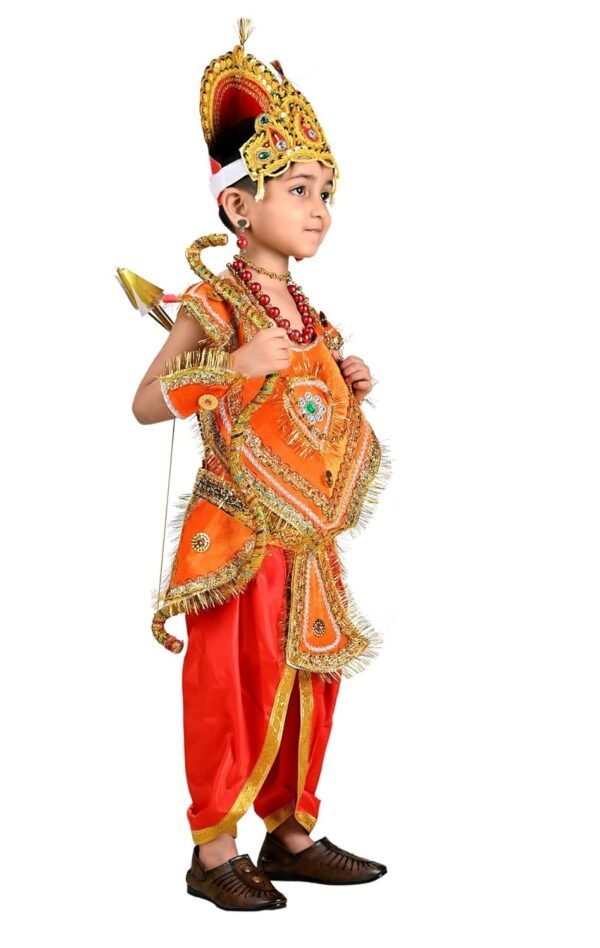 BookMyCostume Laxman Prince Ram\'s Brother Ramlila Mythology Kids & Adults Fancy Dress Costume 3-4 years - Image 2
