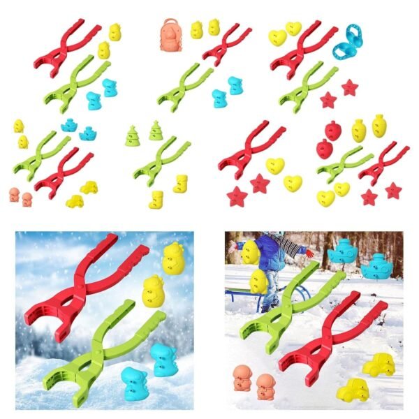 MERISHOPP® Snowball Maker Clip Winter Creative for Children Games Snow Ball Fights Dinosaur|Toys & Hobbies | Games | Other Games|As You Choose: - Image 5