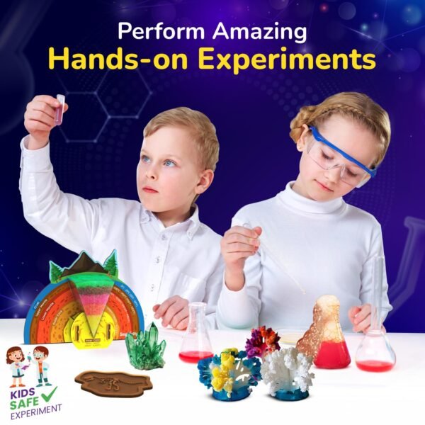 Smartivity Mega Crystal Earth Science Kit | Explore Earth, Crystal, and Fossilization Concepts | Birthday Gift for Boys & Girls I STEM Educational DIY Science Toys for Kids Ages 8,9,10,11,12,13,14 - Image 4