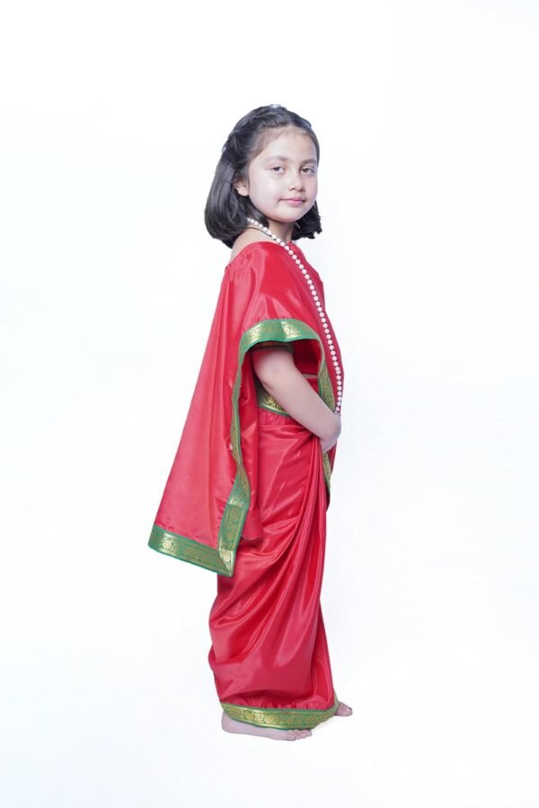 BookMyCostume School/College Principal Professional Kids Saree Fancy Dress Costume - Image 2
