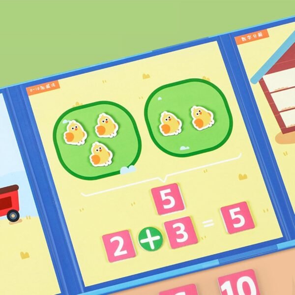 bnf® Montessori Math Toy Math Teaching Aid for 3+ Year Old Holiday Gifts Children 1 to 10 Number - Image 6