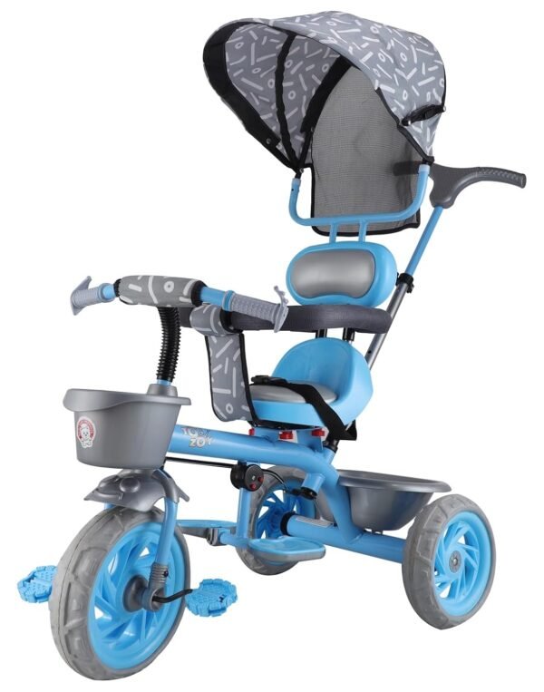 Adventure Rider Pro Max Kids|Baby Trike|Tricycle for Kids|Boys|Girls|Cycle for Kids 1-4 Years TZ-604 (Blue)
