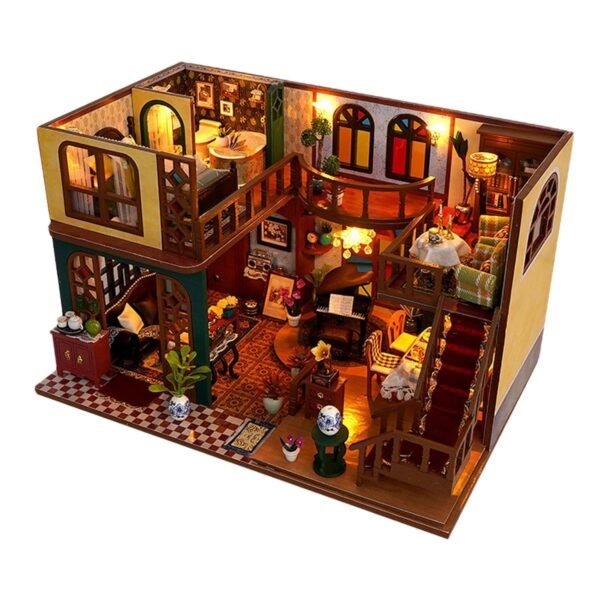 Lyla Miniature Dollhouse Kits Artwork Romm Box for Kids Ages 7 Years Old up Teens - Image 3