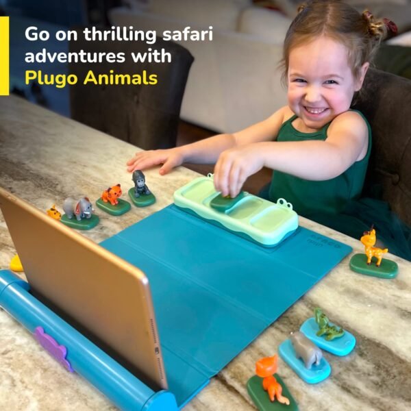 Shifu Play Plugo Animals Safari Ar-Powered Stem Toy For Kids With Rainforest, Zoo Animal Figurines -Boost Problem-Solving Skills With 3 Games, 100+ Levels, Educational Fun Learning Puzzle (4-10 Years) - Image 3
