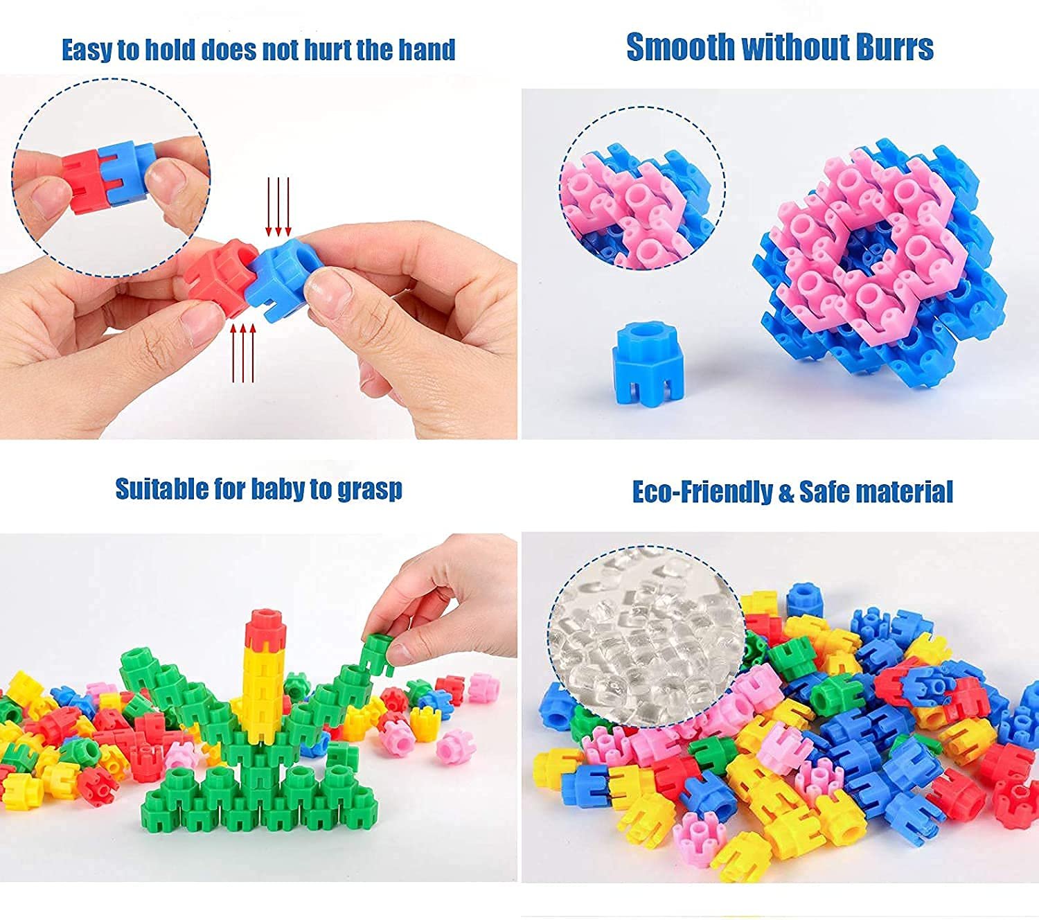 Non-Toxic New Hexagon Shape Building Block Set for 3-8 Years Old Kids Boys,90+ Piece (Building Block Toys) - Image 4