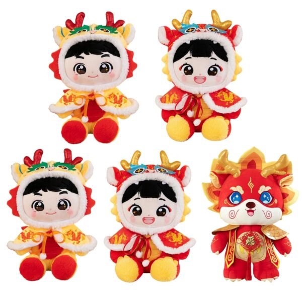 bnf® Chinese New Year Plush Toy Soft Handmade Stuffed Animal Toy for Parties Room Boy - Image 3