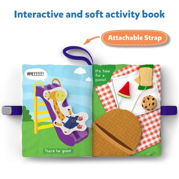 Skillmatics Quiet Book - Sensory Activity Book With 11 Interactive Daily Activities, Gifts For Kids Ages 18 Months To 4 Years,Multicolor - Image 2