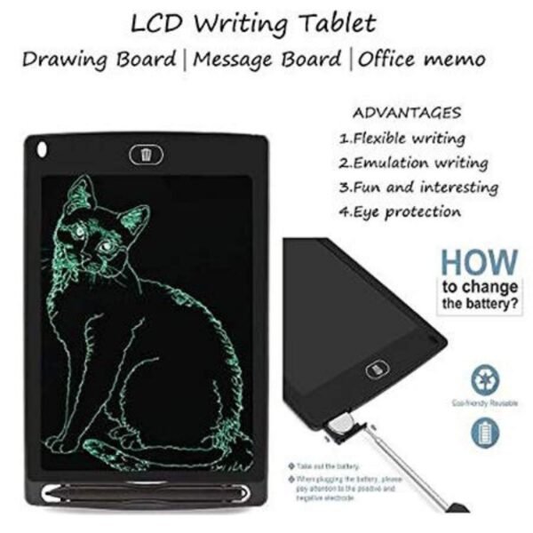 Storio Kids Toys LCD Writing Tablet 8.5Inch E-Note Pad Best Birthday Gift for Girls Boys, Multicolor - Image 4
