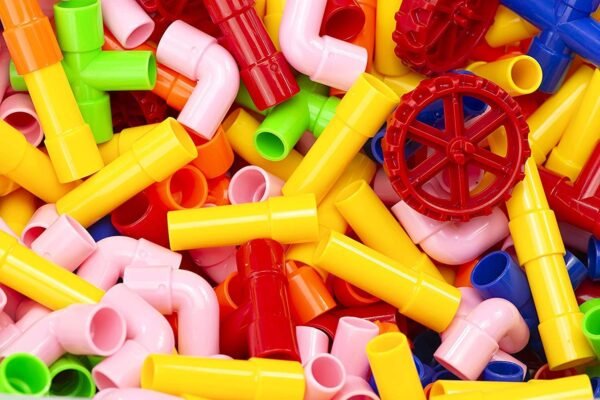 85 Piece Plastic Building Blocks Toy with Wheels for Kids,Block Game for 3-8 Years Old Kids Boys & Girls,Random Color (Block Toys for Kids) - Image 2