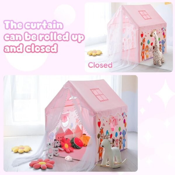Light Weight Kids Play Tent House for 3-8 Year Old Kids Girls and Boys (7-PA) - Image 4
